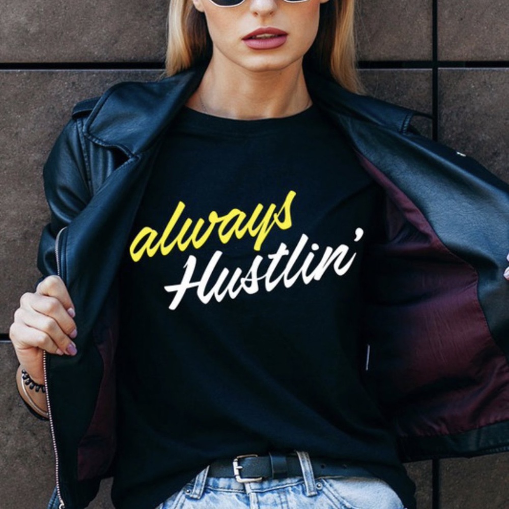 Always Hustlin' Graphic Tee-UNISEX